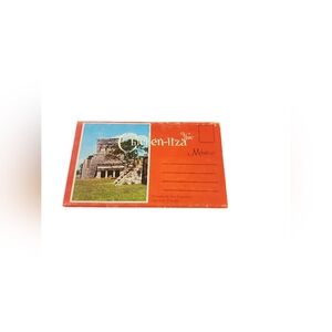 Vintage Multi-View Postcard Booklet Chichén Itzá